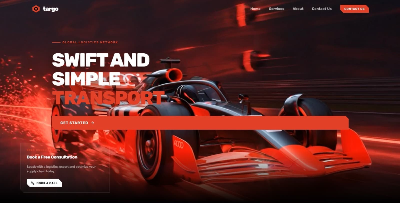 Targo Landing Page preview